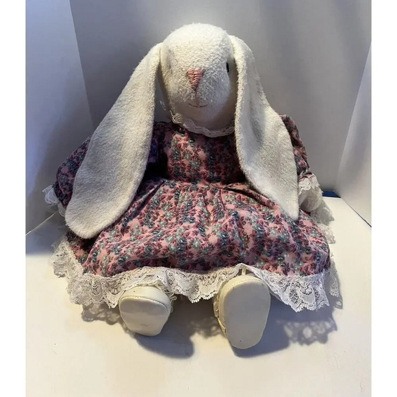 Handmade Bunny With Handmade Clothes - Picture 5 of 14